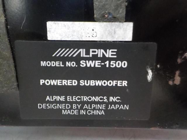 ALPINE(アルパイン) SWE-1500 チューンナップウーファー