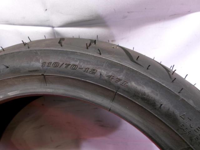 ワケアリ DUNLOP 298103 SCOOT SMART 110/70-12 47L TL フロントタイヤ 製造2020年19週