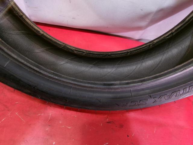 ワケアリ BRIDGESTONE MCS60015 BATTLAX SC 120/70-13 53P TL フロントタイヤ 製造2020年15週