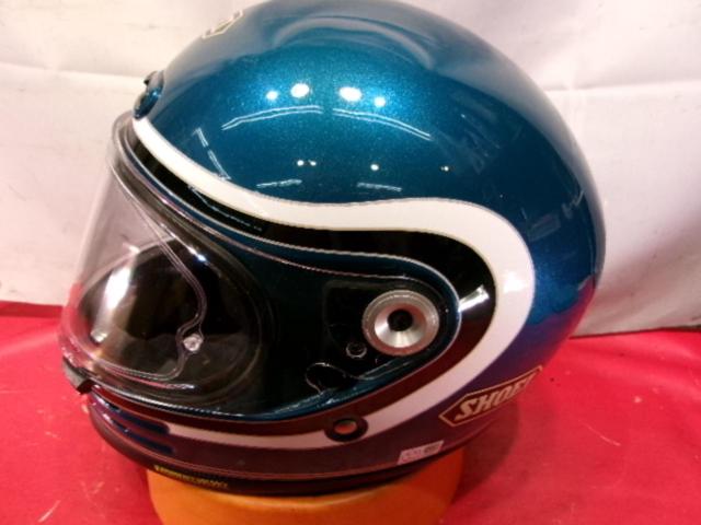サイズL SHOEI Glamster BIVOUAC(ビバーク) TC-2 ブルー/ホワイト フルフェイスヘルメット