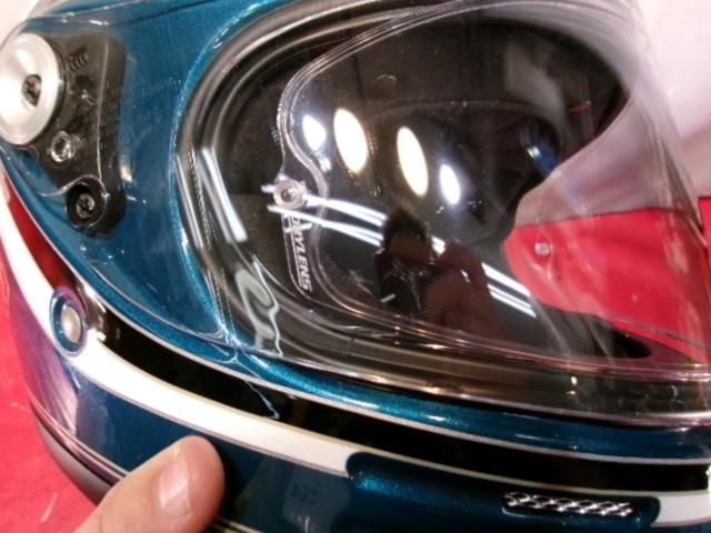 サイズL SHOEI Glamster BIVOUAC(ビバーク) TC-2 ブルー/ホワイト フルフェイスヘルメット