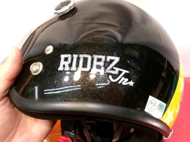 サイズ55cm未満 RIDEZ Jr ジェットヘルメット