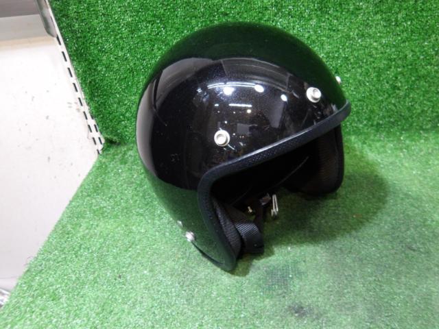 サイズ不明(S?) メーカー不明 ジェットヘルメット BK 製造日不明