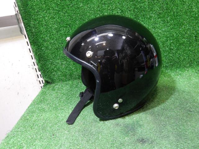 サイズ不明(S?) メーカー不明 ジェットヘルメット BK 製造日不明