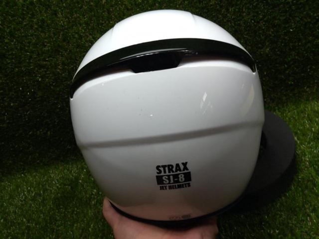 【リード工業】SJ-8 ジェットヘルメット サイズ:M(57-58cm未満) ホワイト