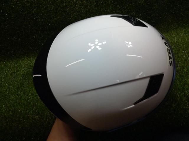 【リード工業】SJ-8 ジェットヘルメット サイズ:M(57-58cm未満) ホワイト