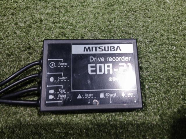 【MITSUBA】 EDR-21 バイク用前後ドライブレコーダー