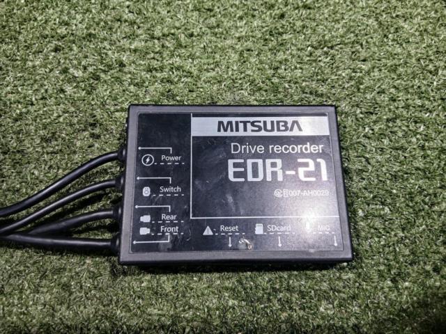 【MITSUBA】 EDR-21 バイク用前後ドライブレコーダー