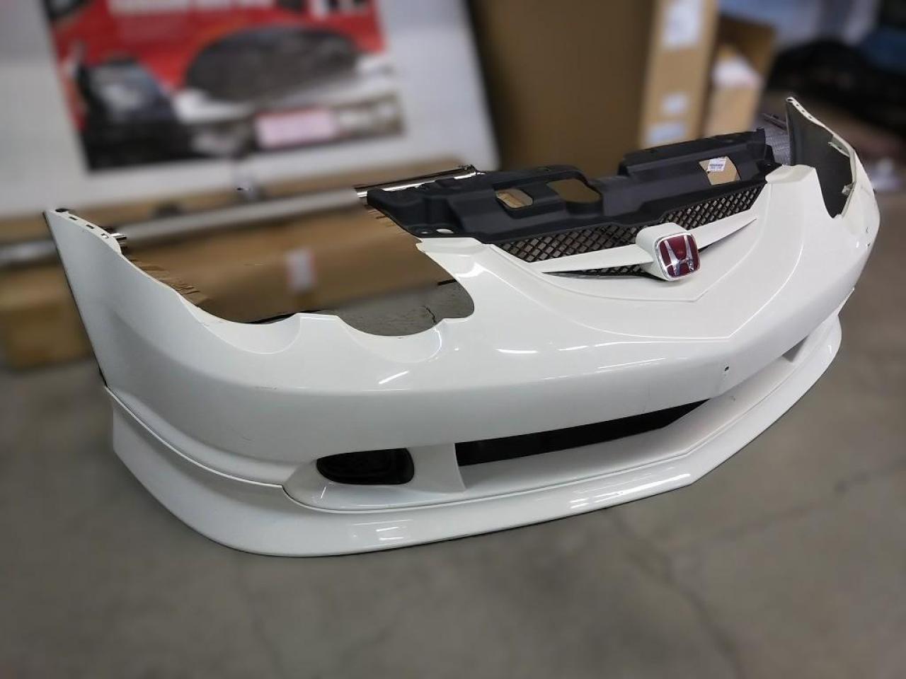ホンダ純正】 DC5インテグラタイプR 前期純正フロントバンパー+グリル+ 