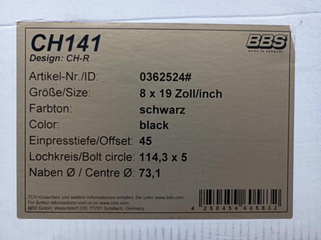 BBS
GERMANY
CH-R
