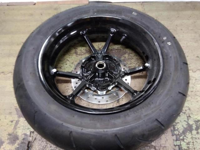 6YAMAHA AEROX155純正リアタイヤホイールセット