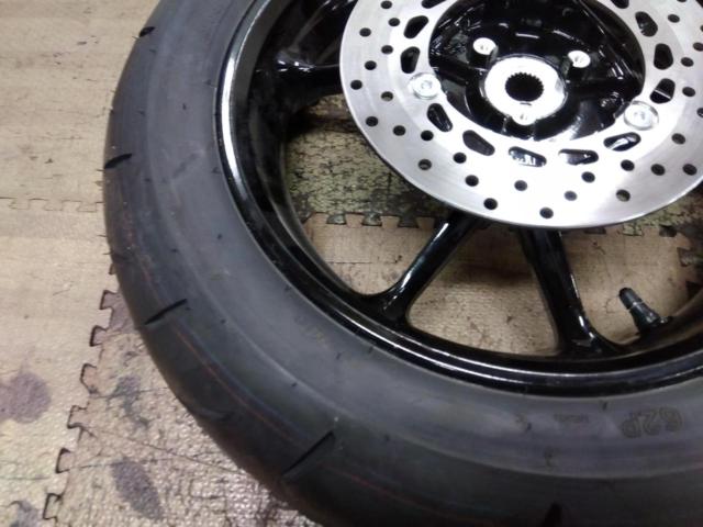 6YAMAHA AEROX155純正リアタイヤホイールセット