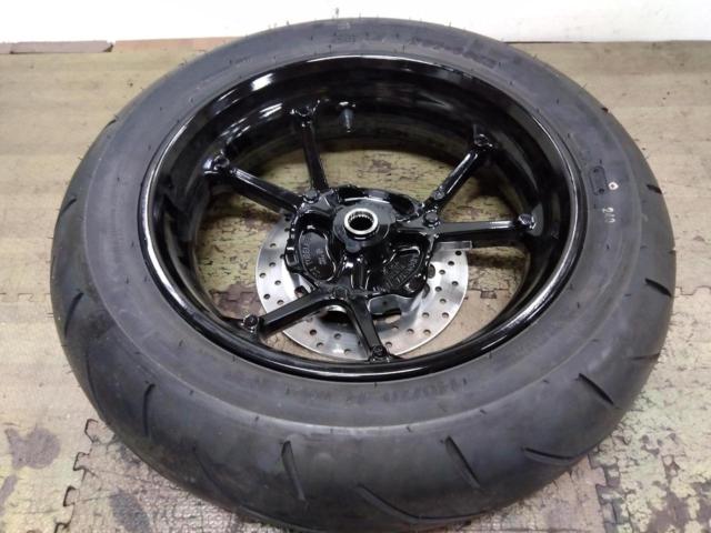 6YAMAHA AEROX155純正リアタイヤホイールセット