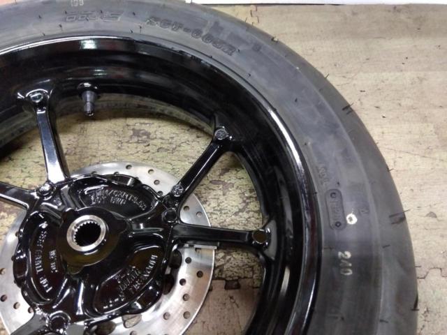 6YAMAHA AEROX155純正リアタイヤホイールセット