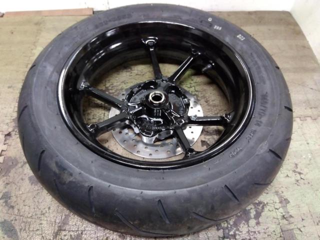 6YAMAHA AEROX155純正リアタイヤホイールセット