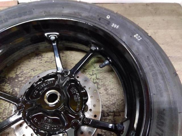 6YAMAHA AEROX155純正リアタイヤホイールセット