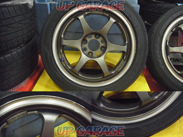 【5次元スポーツ☆GN軽量ホイール☆】5ZIGEN PRO RACER GN+ + YOKOHAMA ADVAN NEOVA AD08 ...