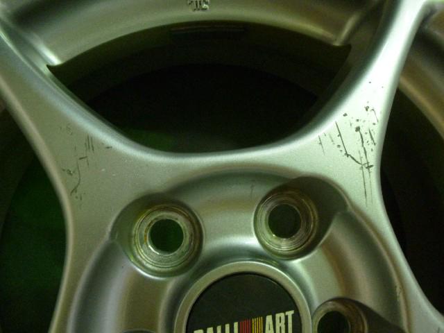 三菱 ランサーセディアワゴン ラリーアート純正ホイール + DUNLOP 