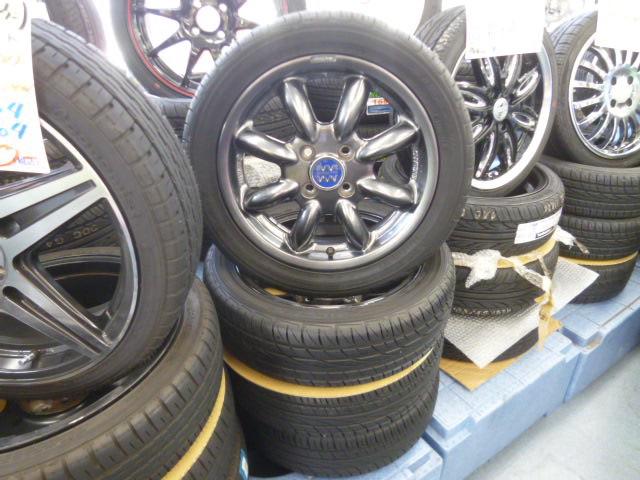 ダイハツ純正 MINILITE(ミニライト) 15インチアルミホイール + FALKEN 
