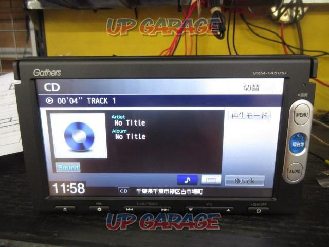 HONDA Gathers VXM-145VSi♪2013年モデル/7インチワイドモニター/ワンセグ・ブルートゥース内蔵/DVD-R・RW ...