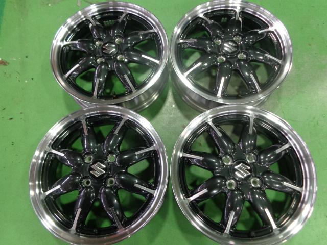 使用期間短く程度良好!】SUZUKI HA36S/アルト ターボRS純正ホイール 