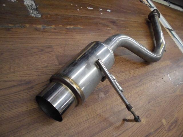 軽カーもマフラー変えちゃいましょう♪】メーカー不明 砲弾マフラー 