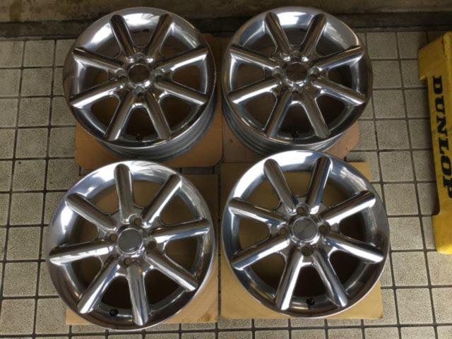 日産(NISSAN/ニッサン) Z11キューブ AUTECH(オーテック) 純正アルミホイール メッキ8スポーク 4本