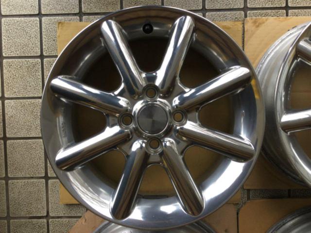 日産(NISSAN/ニッサン) Z11キューブ AUTECH(オーテック) 純正アルミホイール メッキ8スポーク 4本