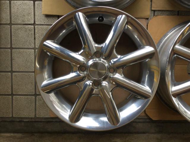 日産(NISSAN/ニッサン) Z11キューブ AUTECH(オーテック) 純正アルミホイール メッキ8スポーク 4本