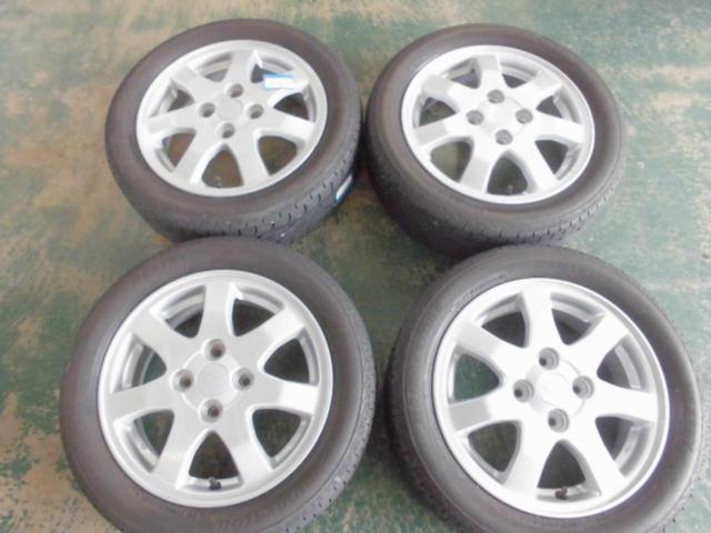 ダイハツ タント純正 7本スポーク + BRIDGESTONE NEXTRY タイヤ 