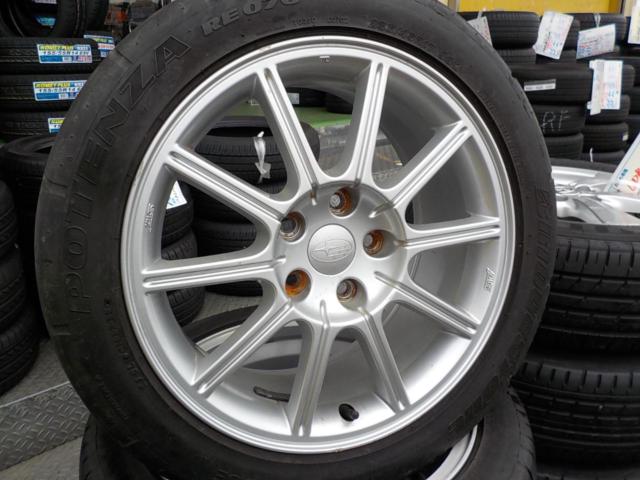 スバル インプレッサ WRX STI/GDB SPEC-C純正ホイール + BRIDGESTONE 
