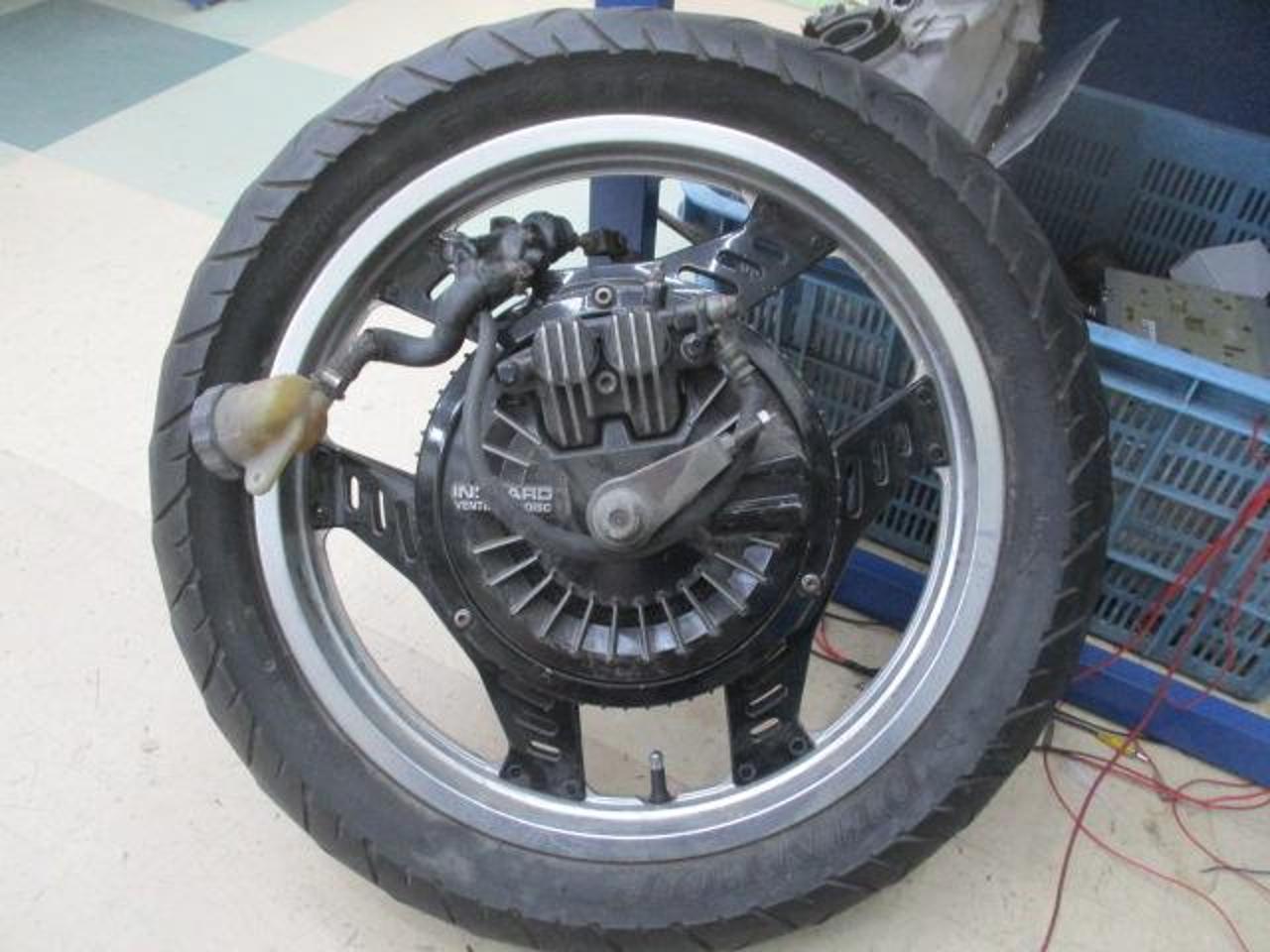 CBX400F MA6 流し込ん リア ホイール インボード リング