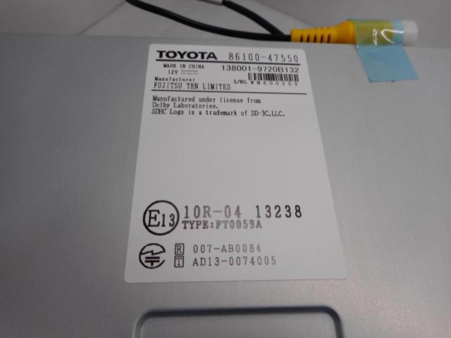 トヨタ純正 DSZT-YC4T(86100-47550) 【☆プリウス専用T-Connectナビ♪9 