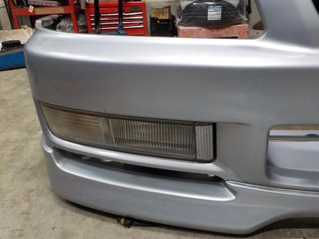 日産純正(NISSAN) C35ローレルクラブS前期純正フロントバンパー + リップスポイラー