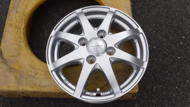 LAPORTA 13インチ シルバー ホイール 4本 5スポークデザイン LAPORTA 