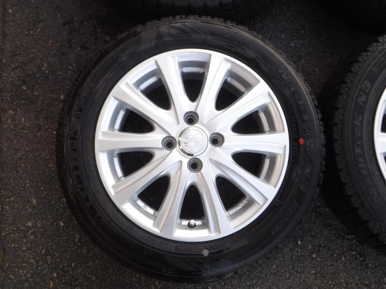 ②KOSEI AIRBERG 10本スポーク + AUTOBACS NorthTrek N3 | カー用品 スタッドレスタイヤホイールセット ...