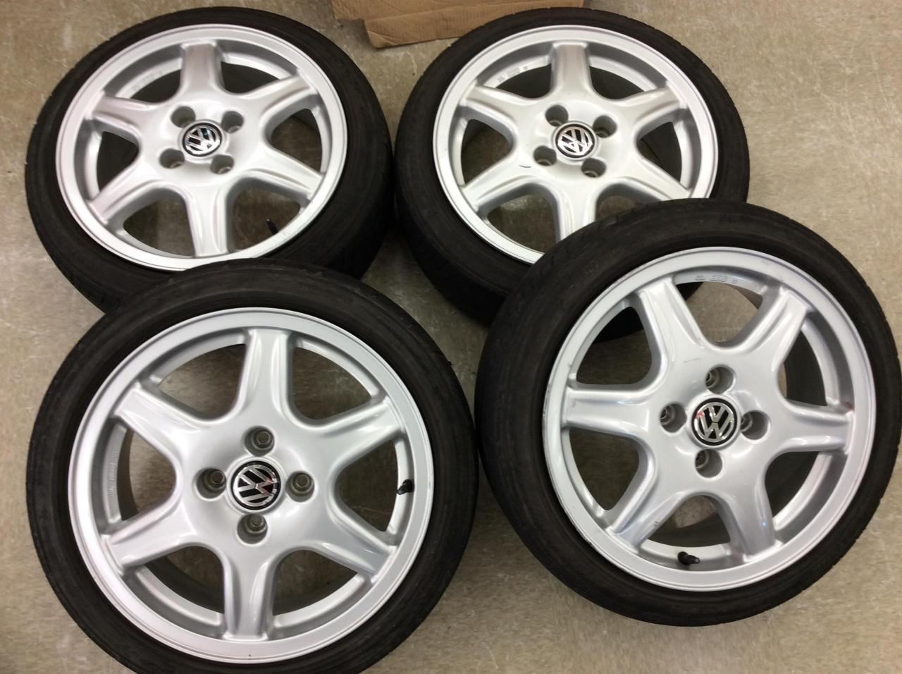 VW 純正BBS RD070 +DUNLOP LM703 165/50-15 4本セット | やや傷や汚れ 