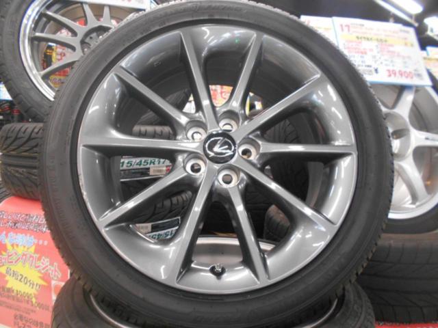 LEXUS純正(レクサス純正) CT200h 前期 Fスポーツ 純正アルミホイール + 