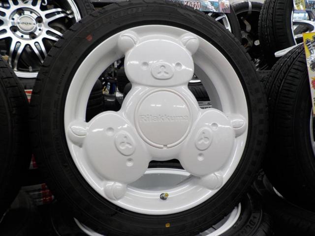 MLJ Rilakkuma リラックマホイール + DUNLOP ENASAVE RV504 足元 