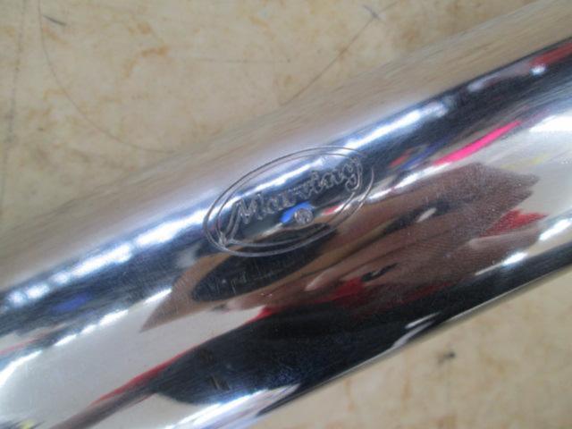 MARVING ステンレスドラッグパイプマフラー スラッシュエンド Vツインマグナ250