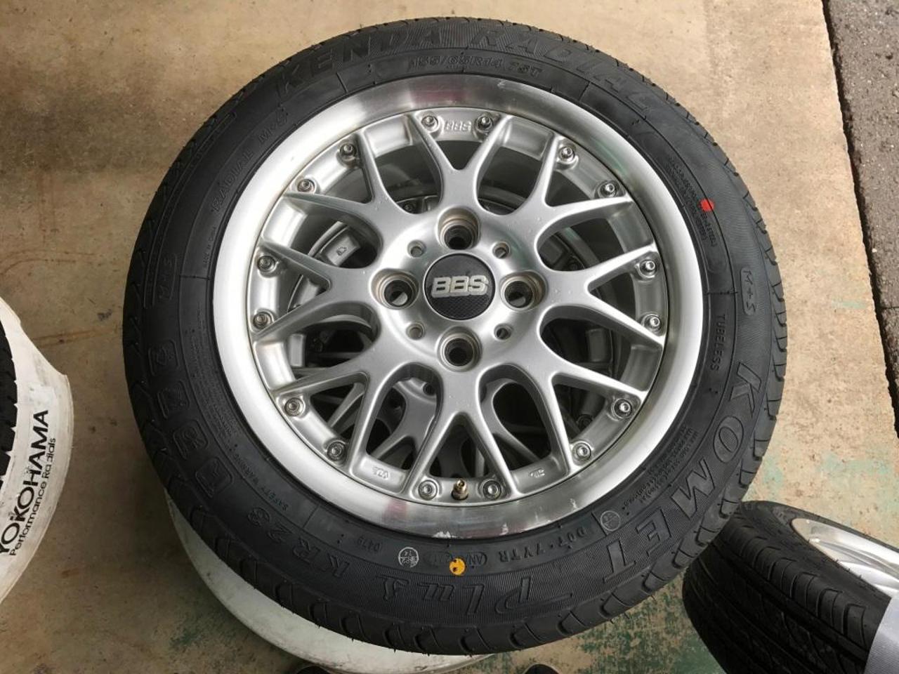 BBS RX RX509・KENDA KR23 4/4 | 中古品 | アップガレージ 岐阜店 | カー用品 タイヤホイールセット 14インチ ...