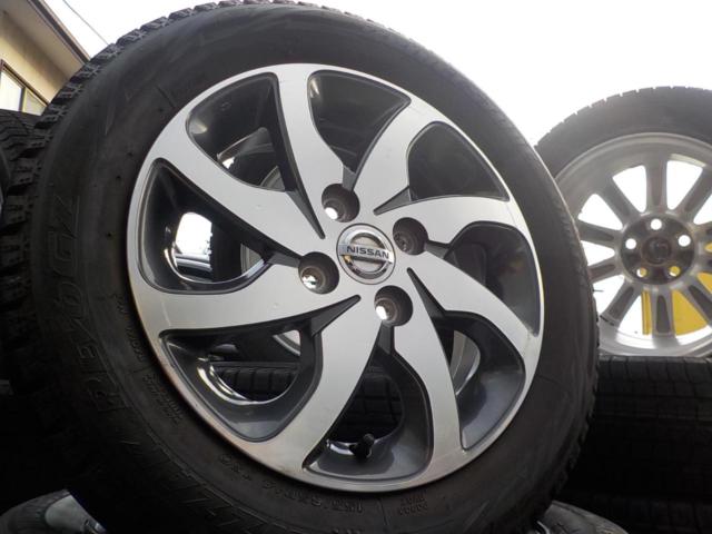 ルークスml21s パレットsw mk21s 純正ホイール スタッドレスタイヤ