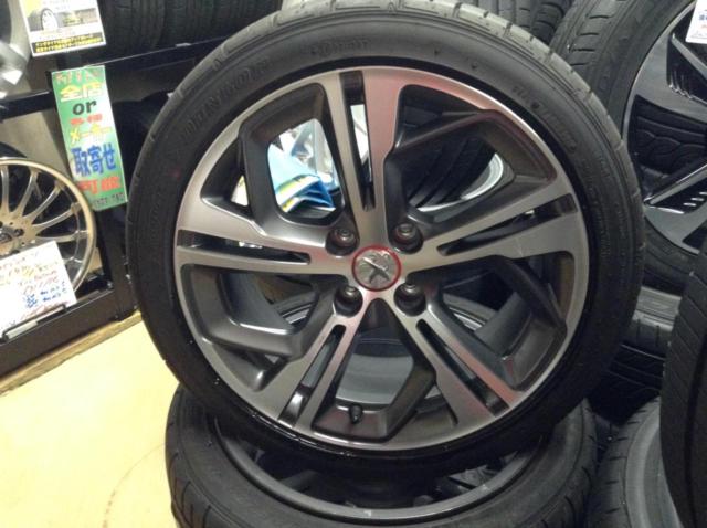 PEUGOT プジョー 208 GTI 後期純正ホイール+DUNLOP DIREZZA DZ102 