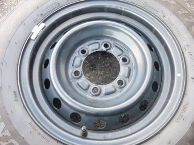 TOYOTA 200系ハイエース純正スチール + DUNLOP SP175N 195/80-15 107 