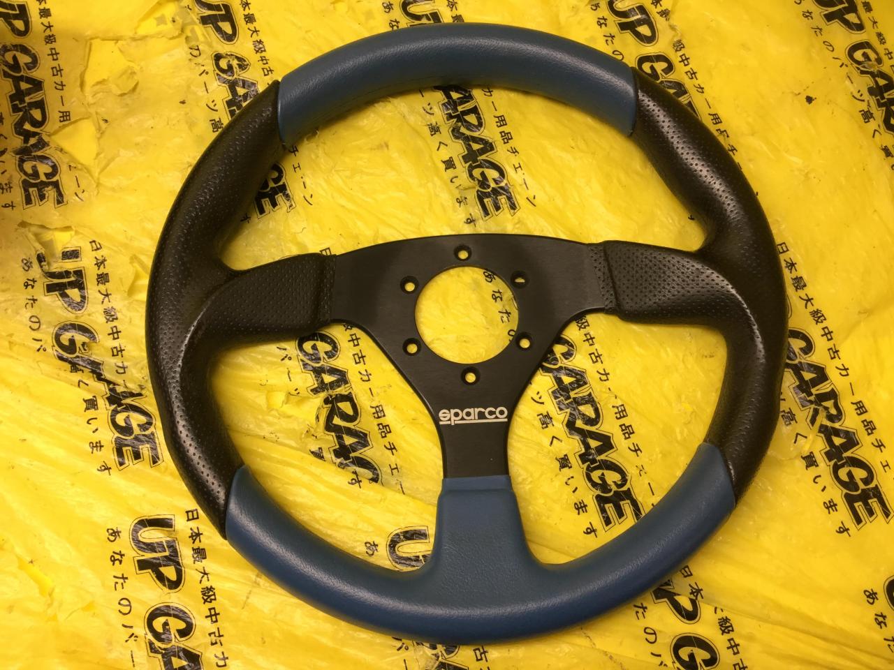 SPARCO TYPE 70250 ブルーブラックレザー 33パイ | カー用品 インテリア ステアリングを通販で購入する | 中古カー ...
