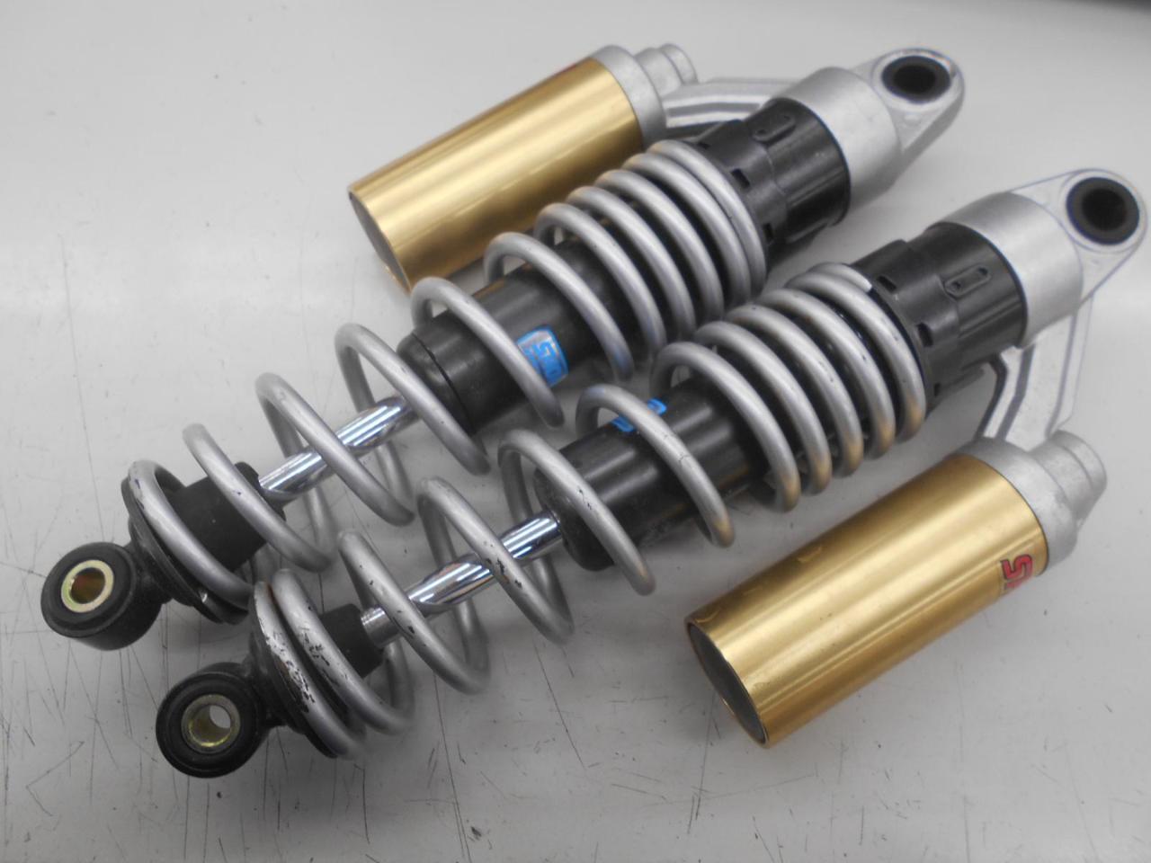 リアサスペンション リアショック バイクリアショック 2本 305mm 320mm 340mm 360mm (360mm) リアサスペンション 305mm ブッシュ取付 2本セット ダンパー プリロード 車高調整 S-564 サスペンションショック 305mm 315mm  325mm リアサスペンション オートバイショックアブソーバー に適合するカワサキ サスペンションショック オートバイ 305mm 315mm  325mm リア ...