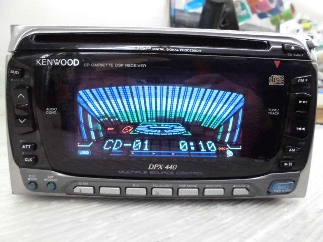DPX-440(デュアルサイズCD/カセットレシーバー) | やや傷や汚れあり 