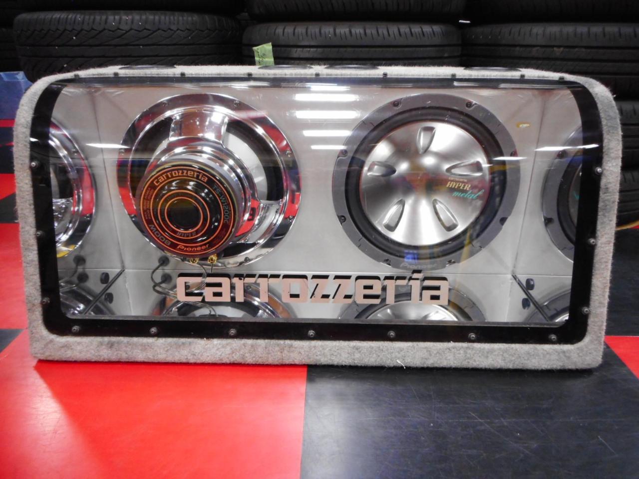 carrozzeria TS-WX1200T 【☆BOX付き30cm(12インチ)サブウーハー×2発 