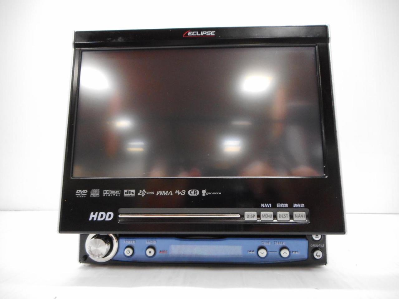 ECLIPSE AVN075HD + DTV107(地ﾃﾞｼﾞﾁｭｰﾅｰ) 【☆ﾀｯﾁﾊﾟﾈﾙｽﾞﾚ有/ﾓﾆﾀｰｻｲｽﾞ異常有/配線加工ある ...
