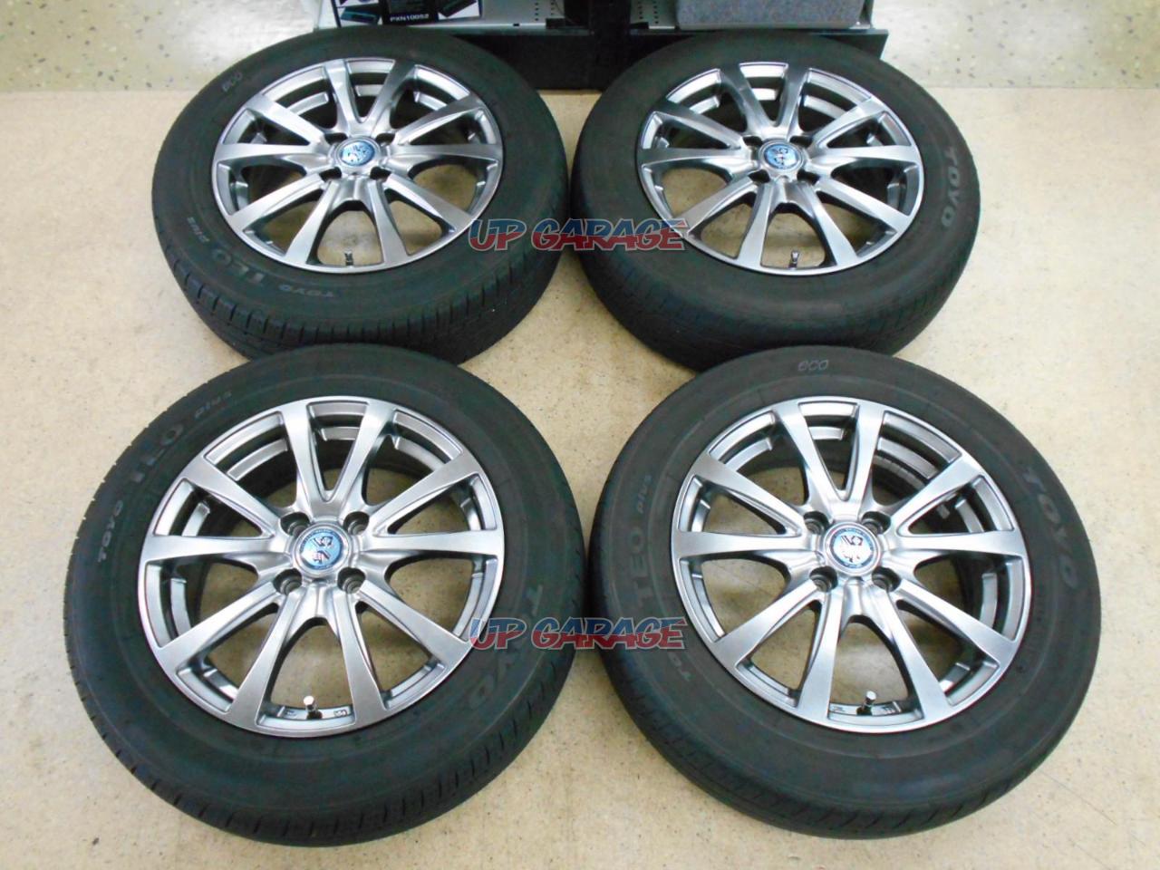 THE REAL GOLDEN WHEELS + TOYO TEO Plus 84S | カー用品 タイヤホイールセット 15インチタイヤ ...